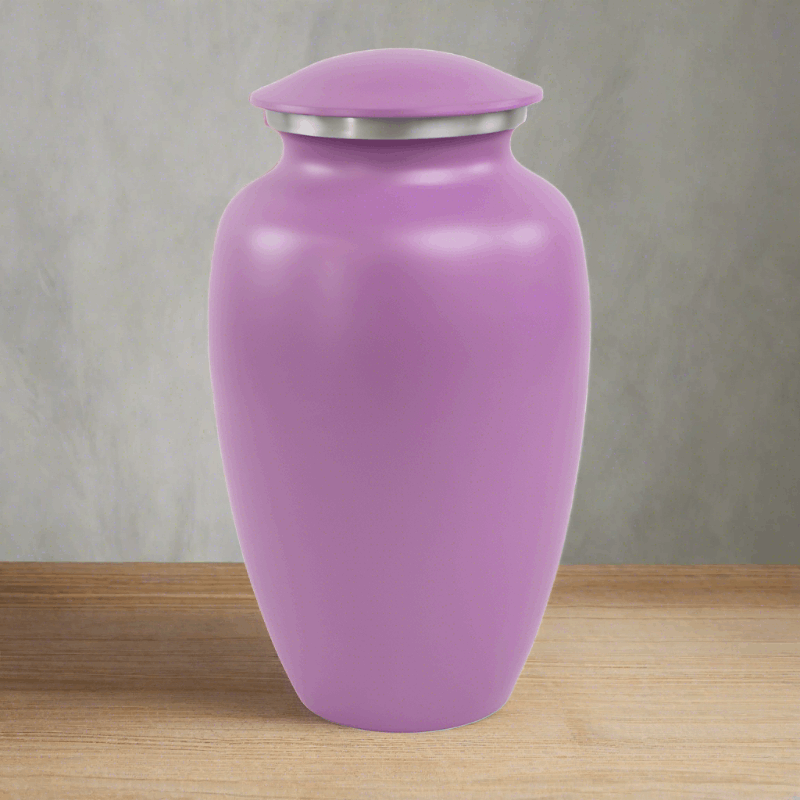 Classic Lilac Cremation Urn