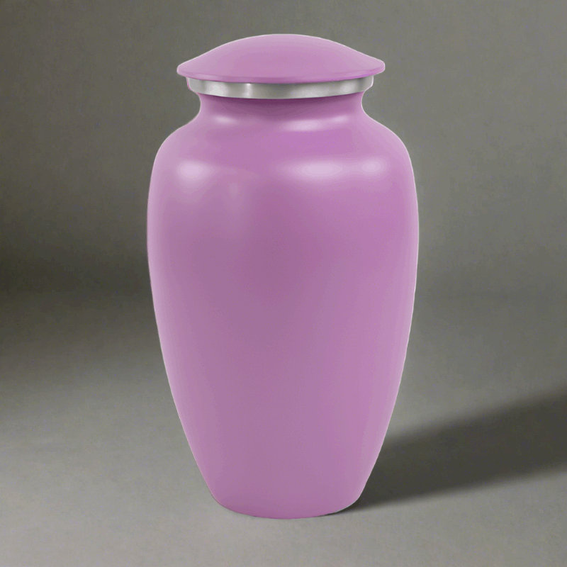 Classic Lilac Cremation Urn