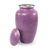 Two-Tone Lilac Classic Cremation Urn In Large