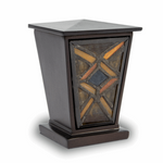 Amber Mission Style Cremation Keepsake Urn
