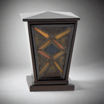 Amber Mission Style Cremation Keepsake Urn
