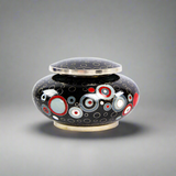 Opulence Onyx Geometric Cloisonne Keepsake Urn