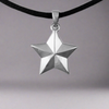 Star Cremation Pendant In Sterling Silver
