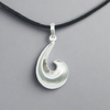 Fish Hook Cremation Pendant In Sterling Silver