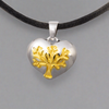 Tree of Life Heart Cremation Pendant in Sterling Silver