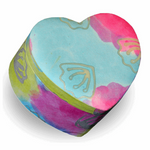 Biodegradable Urn, Heart Urn, Tie Dye Urn for Ashes