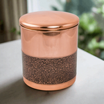 Copper Scattering Cremation Urn with Mughal Motif