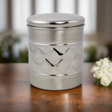 Metal Pet Cremation Urn With Waves