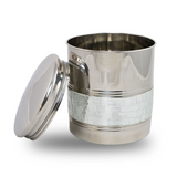 Scattering Cremation Urn With Silver Sparkle Band