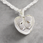 Baby Feet Cremation Necklace