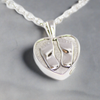 Baby Feet Cremation Necklace