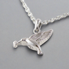 Hummingbird Cremation Necklace In Stainless Steel
