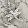 Dragonfly Cremation Necklace In Stainless Steel