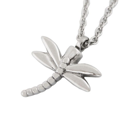 Dragonfly Cremation Pendant - Stainless Steel