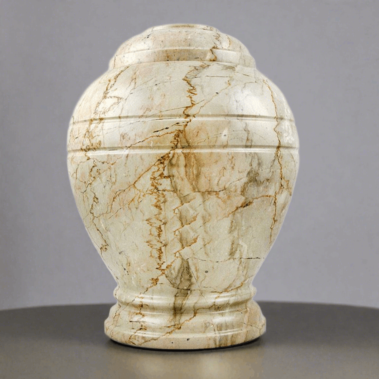 Alluvium Marble Urn, Large Cremation Urn