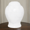 Ringed Natural Marble Cremation Urn in Large