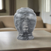 Cloud Gray Marble Pet Urn in Small