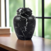 Noire Marble Cremation Urn in Extra Small