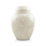Unity Marble Cremation Urn - Large pearl finish main image.