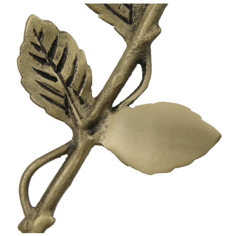 Crimson Red Rose Stem Keepsake Urn for Ashes Close Up