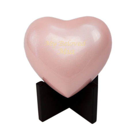 Pink In Our Hearts Infant Cremation Urn