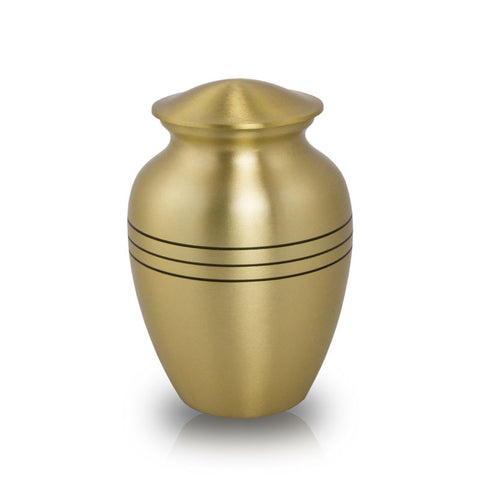 Classic Bronze Cremation Urn - Small