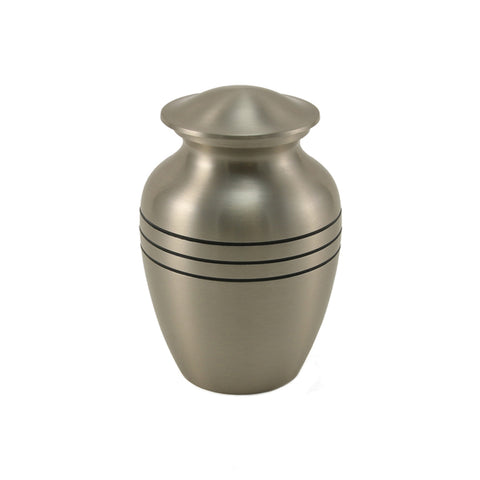 Classic Pewter Cremation Urn - Extra Small