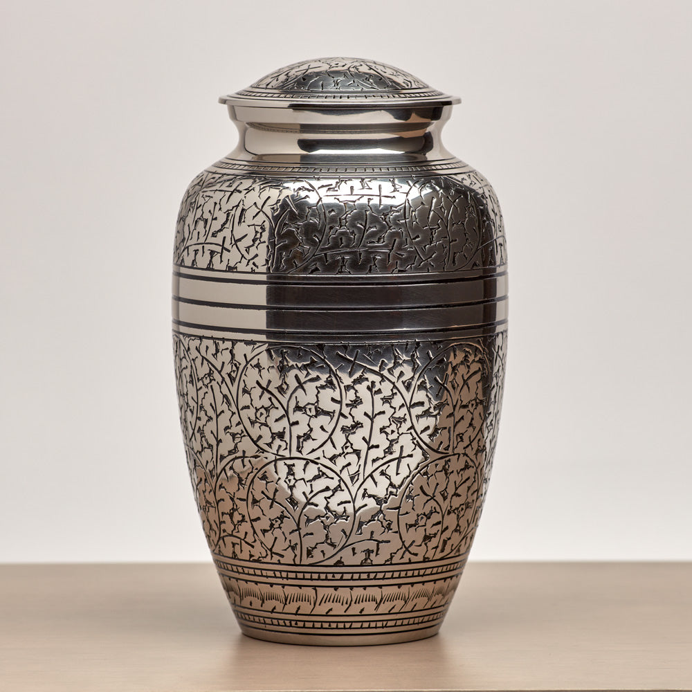 Silver Oak Cremation Urn In Large | Oneworld Memorials