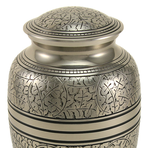 Silver Oak Cremation Urn - Large