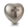 Celtic Cross Cremation Keepsake Heart