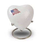 Red, White and Blue Flag Keepsake Heart