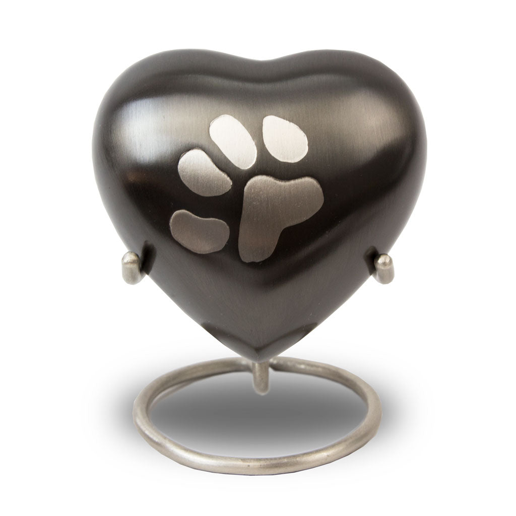 Odyssey Pet Paw Heart Keepsake - Slate