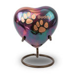 Odyssey Pet Paw Heart Keepsake - Raku