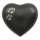 Arielle Slate Pet Paw Heart Keepsake Cremation Urn for Pets main image