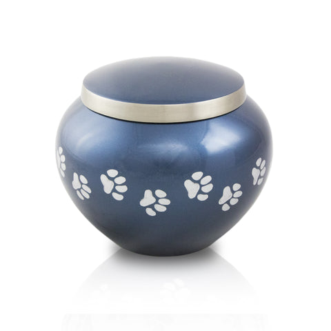 Odyssey Midnight Blue Pet Urn In Small