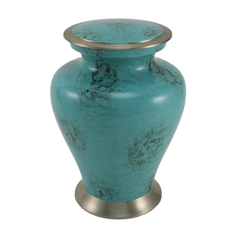 Glenwood Blue Cremation Urn - Large
