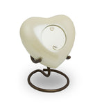 Artisan Heart Cremation Keepsake - Pearl