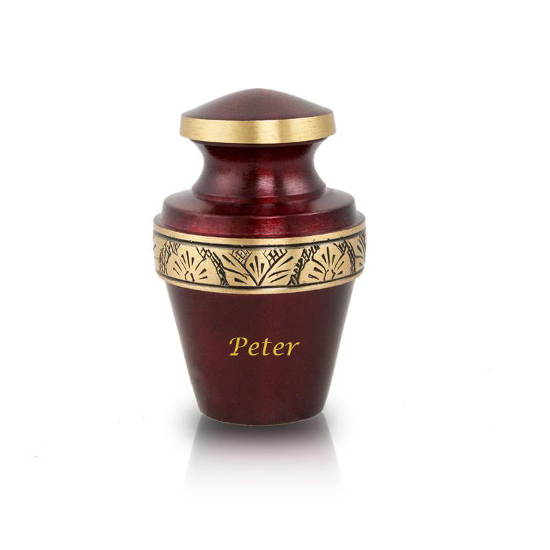 Crimson Cremation Keepsake