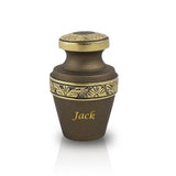 Rustic Bronze Cremation Keepsake