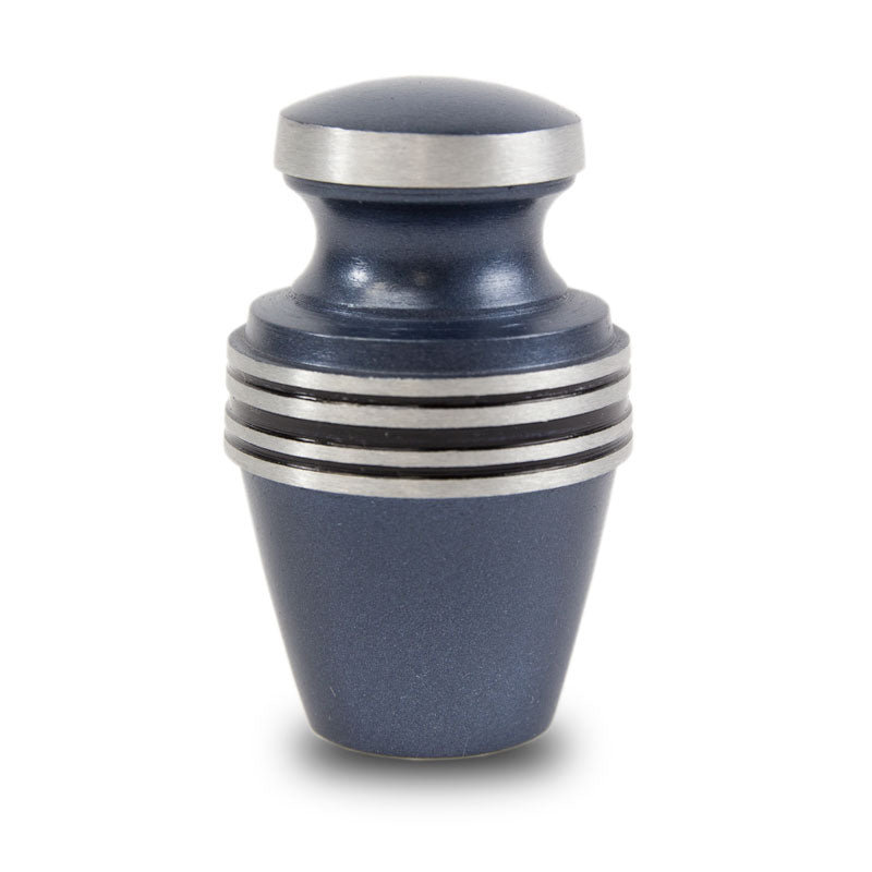 Grecian Blue Cremation Keepsake Urn