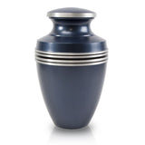 Grecian Blue Cremation Urn - Large