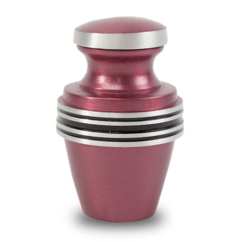 Wine Red Grecian Cremation Keepsake Urn