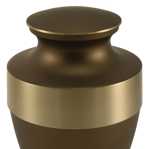 Lineas Bronze Cremation Urn
