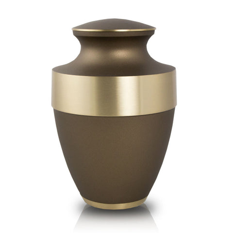 Lineas Bronze Cremation Urn In Large