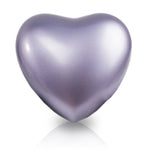 Lineas Lilac Cremation Keepsake Heart