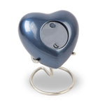 Trinity Blue Cremation Keepsake Heart