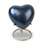 Trinity Blue Cremation Keepsake Heart