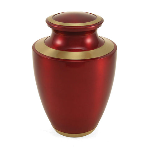 Trinity Crimson Cremation Urn - Large