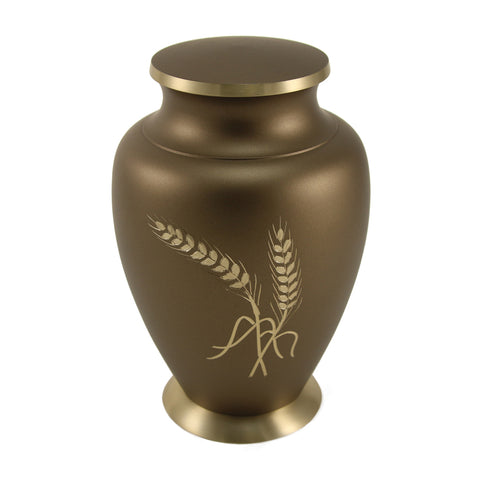 Aria Wheat Cremation Urn - Large