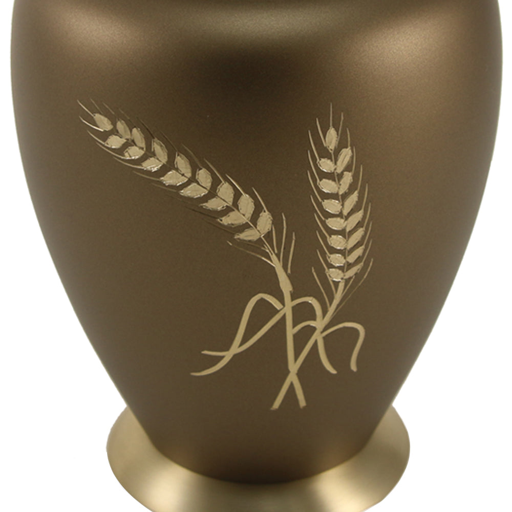 Aria Wheat Cremation Urn In Large